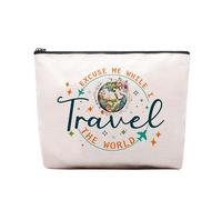 Trousse de maquillage de voyage londonienne, cadeaux souvenirs d'amoureux de Londres, cadeaux sur le thème de Londres pour voyageurs, femmes, amis, cadeau de voyage de Londres, trousse de toilette de