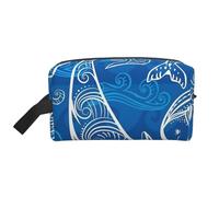 Trousse de Maquillage de Voyage Magical Dolphin, Grande capacité, idéale pour Les Femmes