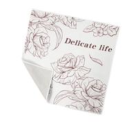 Trousse de maquillage de voyage multifonction en tissu immunitaire fin et dense pour maquillage Dermocare Trousse de toilette adaptée aux voyages, Monde des fleurs