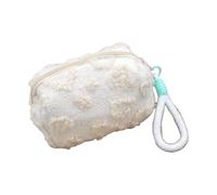Trousse de maquillage de voyage, organiseurs de soins de la peau, rangement en peluche, trousse de toilette avec imprimé amour, trousse de toilette de voyage avec poignée pour un usage quotidien