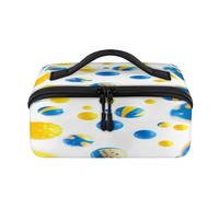 Trousse de maquillage de voyage portable et étanche pour homme et femme avec ballon de volley-ball