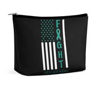 Trousse de maquillage de voyage portable pour femmes, trousse de toilette de grande capacité, trousse de rangement pour femmes, trousse de soutien pour les combattants du cancer du sein, trousse de se