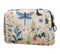 Trousse de maquillage de voyage pour femme - Motif patte de chat - Trousse à crayons - Trousse de toilette pour adolescentes, Multicolore 07, 18.5x7.5x13cm/7.3x3x5.1in