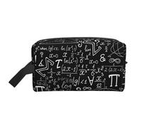 Trousse de Maquillage de Voyage pour Femme, Organiseur de cosmétiques de Grande capacité, Noir, pour l'éducation mathématique