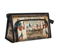 Trousse de maquillage de voyage pour femmes et hommes - Imprimé Égypte ancienne - Trousse de toilette - Trousse de toilette - Trousse de douche, couleur, L, Organiseur de sac