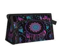 Trousse de maquillage de voyage pour femmes, hommes, enfants, filles, garçons, attrape-rêves, style bohème, multifonction, trousse de toilette, articles de toilette, trousse de douche, organisateur,
