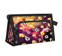 Trousse de maquillage de voyage pour femmes, hommes, enfants, filles, garçons, galaxie planète, trousse de toilette, trousse de toilette, trousse de douche, organiseur, couleur, L, Organiseur de sac