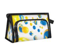 Trousse de maquillage de voyage pour homme et femme avec ballon de volley-ball, trousse de toilette, trousse de douche, organisateur, couleur, L, Organiseur de sac