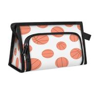Trousse de maquillage de voyage pour homme et femme - Ballon de basket-ball - Trousse de toilette - Trousse de toilette - Organiseur de douche, couleur, L, Organiseur de sac