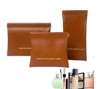 Trousse de maquillage de voyage - Sac de rangement cosmétique en cuir PU, trousse de maquillage multifonctionnelle, organisateur d'accessoires cosmétiques portable pour rouge à lèvres, maquillage