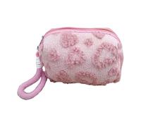 Trousse de maquillage de voyage - Trousse de toilette en peluche - Organiseur de maquillage - Imprimé amour - Trousse de toilette en peluche - Crayon de toilette - Imprimé amour, b, Beauté de masse