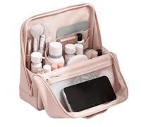 Trousse De Maquillage Debout Cosmétique - Pochette De Rangement Avec Fermet | Trousse De Toilette De Pour Le Camping En Plein Air, L'hôtellerie | Escapade De W nd Randonnée En Sac À Dos