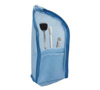 Trousse de maquillage debout, pliable et à suspendre, trousse de toilette de , trousse de beauté étanche pour brosse à dents, lotion, nettoyant, hôtel, camping, voyages, bleu, Refer to