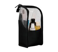 Trousse de maquillage debout | Pochette de rangement étanche pour maquillage de voyage - pour hôtel, randonnée, dortoir, vacances, voyage d'affaires, camping, w nd, escapade, Noir , Refer to