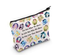 Trousse de maquillage drôle sur le thème du jeu de RPG - Cadeau inspiré du dragon D - Rôle critique - Trousse de maquillage DND, Sac de personnage critique