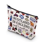 Trousse de maquillage écossaise cadeau Édimbourg Scotland is Calling and I Must Go Sac à fermeture éclair Cadeau pour écossais, À propos du produit :, ECOSSE APPELING UK