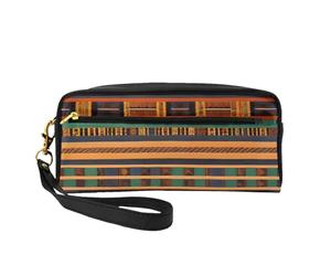 Trousse de maquillage élégante avec impression africaine pour filles et étudiants - Pochette de maquillage étanche - Papeterie - Articles de toilette
