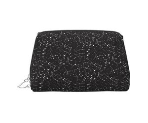 Trousse de maquillage élégante avec imprimé constellation de divination étoilée pour femme, pochette de voyage, w nd, escapade, Argenté., Taille unique, Classique