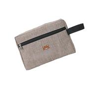 Trousse de maquillage élégante en forme d'ours en relief avec intérieur spacieux pour un usage quotidien et une aventure en plein air - Organiseur de maquillage de voyage multifonction, kaki, Beauté