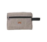 Trousse de maquillage élégante en forme d'ours en relief avec intérieur spacieux pour un usage quotidien et une aventure en plein air - Organiseur de maquillage de voyage multifonction, kaki, Beauté