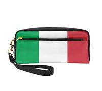 Trousse de maquillage élégante imprimée drapeau de l'Italie pour filles et étudiants Pochette cosmétique papeterie papeterie articles de toilette
