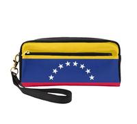 Trousse de maquillage élégante imprimée drapeau du Venezuela pour filles et étudiants - Trousse de toilette étanche