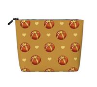 Trousse de maquillage en chanvre artificiel au beurre - Pour femme - 100 % polyester - Imperméable - Grande capacité - Parfaite pour les voyages et un usage quotidien