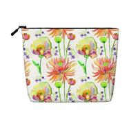 Trousse de Maquillage en Chanvre synthétique Lotus Under The Moon, Trousse de Voyage pour Maquillage en Chanvre synthétique, Trousse de Maquillage pour Femmes et Filles