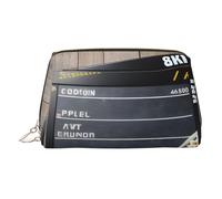 Trousse de maquillage en cuir doré - Clapboard de cinéma et pop-corn - Organiseur de voyage avec poignée et fermeture éclair - Parfait pour un usage quotidien, doré, Taille unique