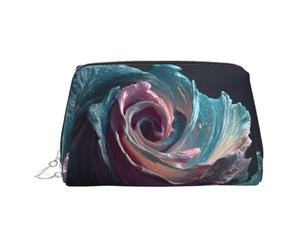 Trousse de maquillage en cuir synthétique avec dragonne Motif roses La Reine des neiges, Argenté., Taille unique