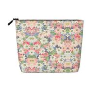 Trousse de Maquillage en Faux Chanvre Cake Tea, Trousse de Voyage pour Maquillage en Faux Chanvre, Trousse de Maquillage pour Femmes et Filles