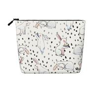 Trousse de Maquillage en Faux Chanvre Tulips by The Water Trousse de Maquillage en Faux Chanvre Trousse de Voyage pour Femmes et Filles