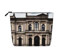 Trousse de Maquillage en Lin monocouche avec Fermeture éclair Old Architecture pour répondre à Vos Besoins Quotidiens ou de Voyage