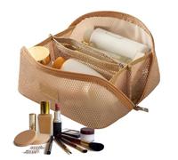 Trousse De Maquillage En Maille - Trousse De Beauté Légère À Séchage Rapide, Fourre-tout De Toilettage | Caddie De Douche Semi-Transparent Étanche, Paquet De Rasage Pour Salle De Bain Pour Femmes, Bro