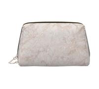 Trousse de maquillage en marbre or rose avec séparateur - Trousse de toilette portable, doré, One Size