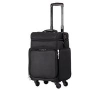 Trousse de Maquillage en Tissu Oxford, Valise Trolley, boîte à Outils beauté for Les Ongles, Grande capacité, roulettes pour Voyages, Manucure, Maquilleur, Coiffure