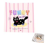 Trousse de maquillage en tissu - Tissu magique auto-adhésif, trousse de maquillage, trousse de maquillage adhésive - Chiffon de protection pliable pour objectifs, sac à cosmétiques multi-usages, à