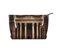 Trousse de Maquillage en Velours côtelé Ancient Relics avec Une Doublure Robuste pour Les Voyages et l'utilisation Quotidienne