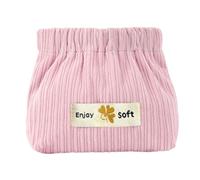 Trousse de maquillage en velours côtelé - Petite pochette de maquillage en velours côtelé doux, petite trousse de maquillage en velours côtelé | Pochette de rangement Portable avec ouverture élastique