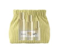 Trousse de maquillage en velours côtelé - Petite trousse de rangement portable pour épingles à cheveux, bijoux, cotons-tiges, rouges à lèvres et lunettes, vert, Consulte la descripción, Voir