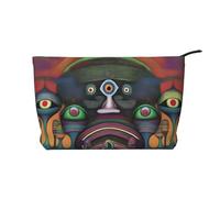 Trousse de Maquillage en Velours côtelé PetrifyingParade avec Une Doublure Robuste pour Les Voyages et l'utilisation Quotidienne