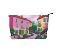 Trousse de Maquillage en Velours côtelé Sweet Romance avec Doublure Robuste pour Les Voyages et l'utilisation Quotidienne