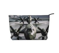 Trousse de maquillage en velours côtelé US Army Plane - Sac de voyage - Grande pochette ouverte - Noir - Taille unique, Noir, One Size