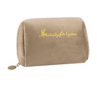 Trousse de maquillage en velours, pochette de voyage pour femme avec fermeture éclair, petits sacs en velours, sac de rangement pour serviettes hygiéniques en flanelle, courts voyages et activités de