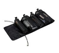 Trousse de maquillage enroulable - Organiseur de maquillage de voyage - Trousse de toilette pliable - Pour les vacances et les voyages d'affaires, Noir , Voir description, Voir description
