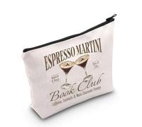 Trousse de maquillage Espresso Martini - Cadeau idéal pour les amateurs de martini, expresso, martini, livre, etc, Martini Book UK