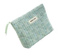 Trousse de maquillage esthétique pour femmes et filles - Grande capacité - Organisateurs de cosmétiques portables matelassés - Maquillage portable - Grande capacité - Articles de toilette matelassés