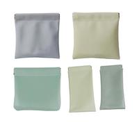 Trousse de maquillage étanche en cuir PU avec fermeture à boutons-pression - Organisateurs de cosmétiques de voyage ergonomiques pour salle de sport et usage quotidien, H, As the pic show