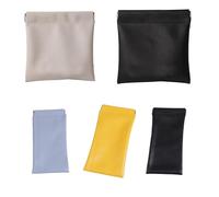 Trousse de maquillage étanche en cuir PU avec fermeture à boutons-pression - Organisateurs de cosmétiques de voyage ergonomiques pour salle de sport et usage quotidien, I, As the pic show