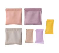 Trousse de maquillage étanche en cuir PU avec fermeture à boutons-pression - Organisateurs de cosmétiques de voyage ergonomiques pour salle de sport et usage quotidien, J, As the pic show
